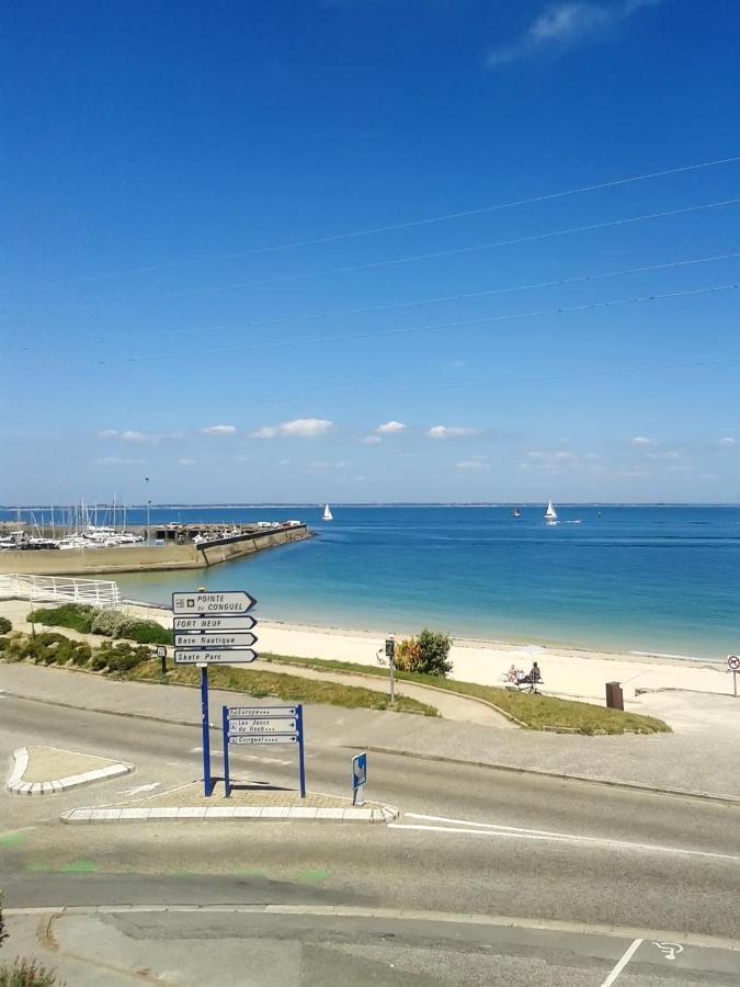 Appartement Confortable Avec Vue Sur La Mer A Quiberon 25 M² Eksteriør bilde